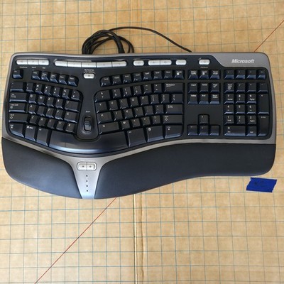 Microsoft Natural Ergonomic Keyboard 4000 v1.0 1048 KU-0462 Wired USB (k2)
