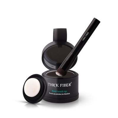 THICK FIBER Root Touch Up Powder - Water & Sweat Resistant Hair Loss Conceale...