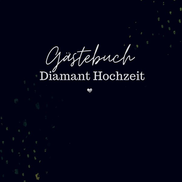 GäStebuch Diamant Hochzeit- GäStebuch Blanko Sophie D. Kleemann Taschenbuch 2024-image