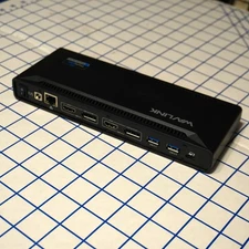 *no power cord* WAVLINK (WL-UG69PD2) USB-C Dual 4K Docking Station