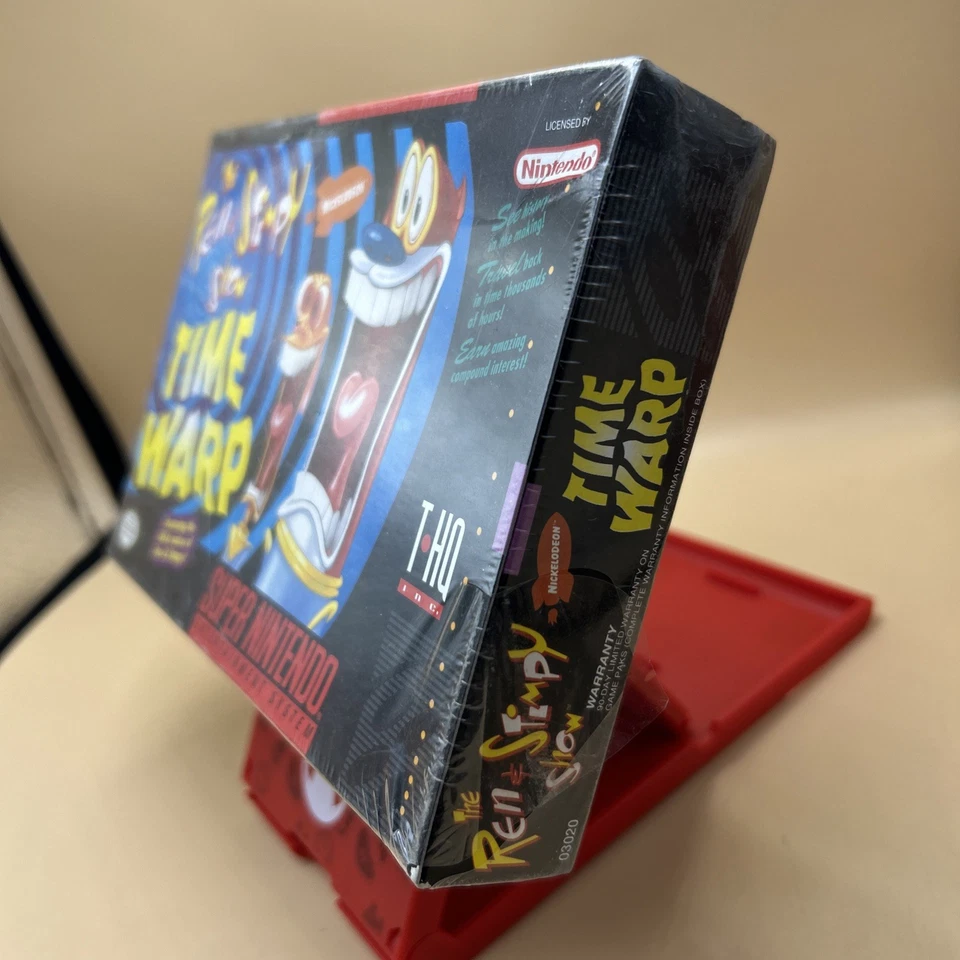 The Ren and Stimpy Show: Time Warp (Super Nintendo SNES) NEW FACTORY SEALED - Image 2 of 4