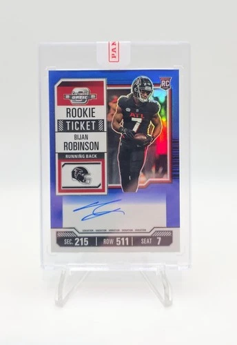 Bijan Robinson 2023 Contenders Optic Rookie Ticket Auto Variation  /50 SEALED 🔥