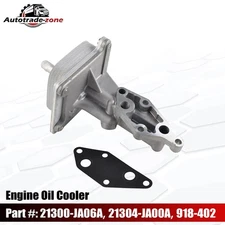 Engine Oil Cooler w/ Gasket For 2007-2012 Nissan Altima 2.5L DOHC L4 21300-JA06A