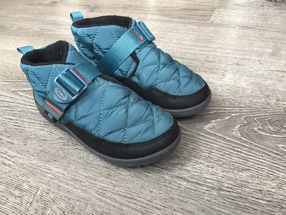 Chaco Niños Talla 2 Ramble Puff Zapatos Jóvenes Niños Azul Sin Cordones Botín JCH180348 Foto 2 de 4