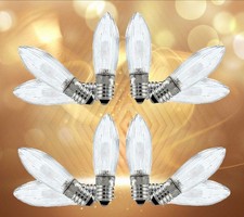 12 Lumineo Indoor Spare Candle Bridge Bulbs Replacement Bulbs 4 x 3 Pack, 34V 3W