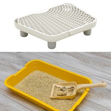 Self Cleaning Cat Litter Box Ramp Litter Trapper Portable Reusable Footboard Pet