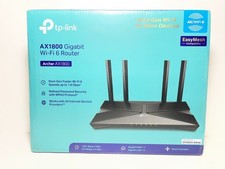 TP-Link Archer AX1800 Wi-Fi 6 Gigabit Router - 1201 Mbps 5Ghz - 574Mbps 2.4Ghz