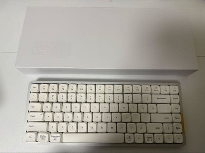 Lofree Flow84 weiße mechanische Tastatur US-Layout kabelgebunden & Bluetooth