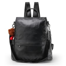 Women Backpack Purse PU Leather Anti-theft Casual Shoulder Bag Fashion Ladies...