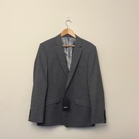 Dobell Men’s Grey Tailored Blazer Suit Jacket -  Size 42S