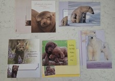 Lot of 5 Beautifully Designed Asst. Greeting Cards/Matching Envelopes New Loose