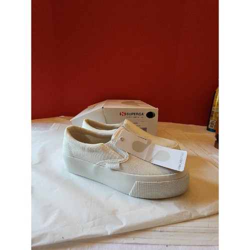 Superga 2306 Cotu White Womens Shoes Size 7.5 M Fashion Sneakers Platform - Picture 8 of 15
