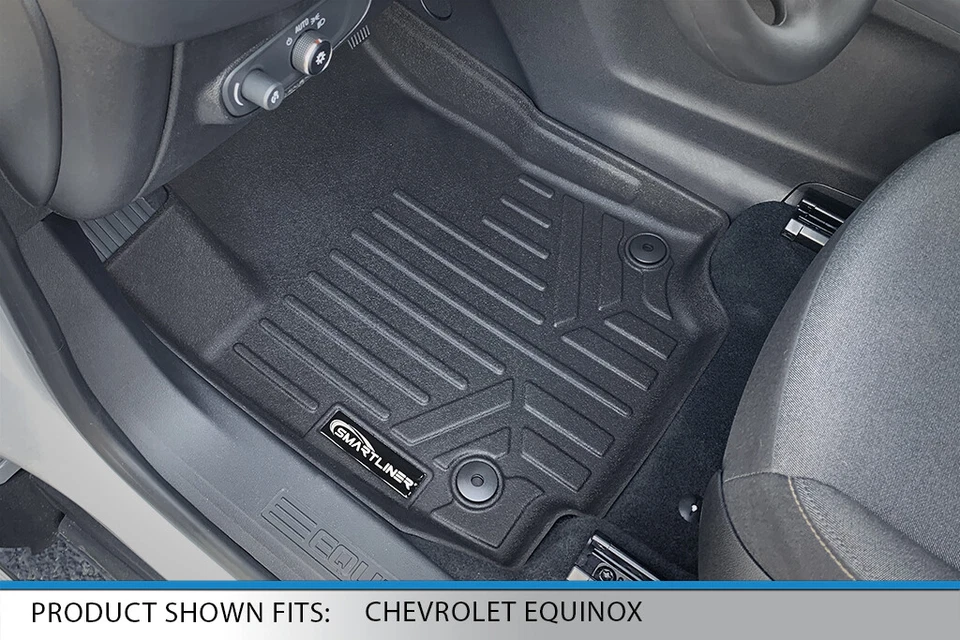 SMARTLINER Custom Fit Floor Mats Cargo Trunk Liner Set 2018-2024 Chevy Equinox Foto 2 de 4
