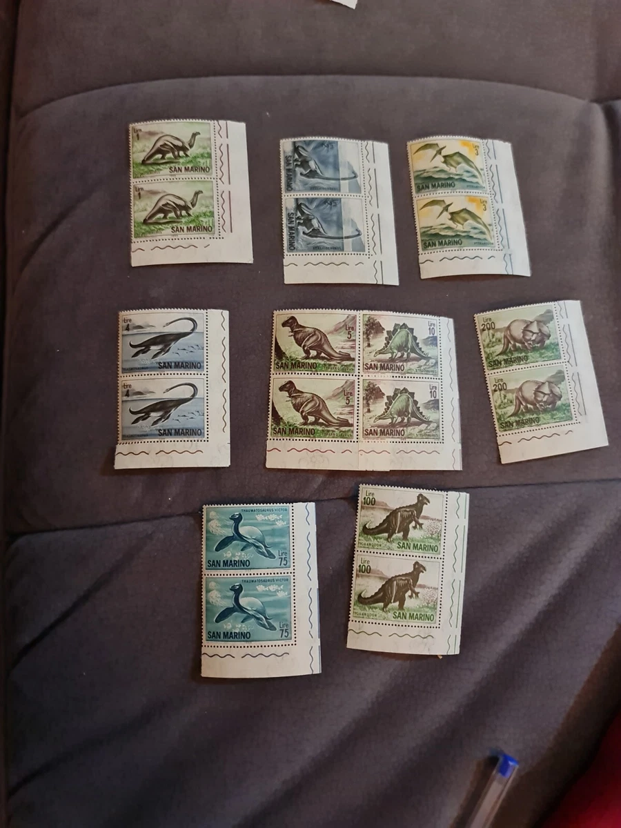 Prophila Collection Motivazioni 50 Diversi Dinosaur Francobolli