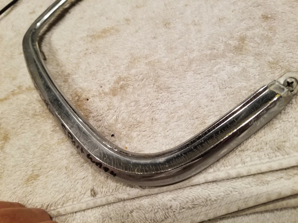 1968 PLYMOUTH SATELLITE СПОРТИВНЫЙ УНИВЕРСАЛ МОЛДИНГ ОТДЕЛКА ХРОМ СЛЕВА 2785647 - Изображение 4 из 4