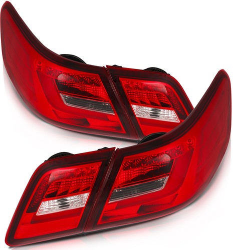 Par de luces traseras de freno rojas de repuesto para Toyota Camry 2007-2009 - Imagen 5 de 11