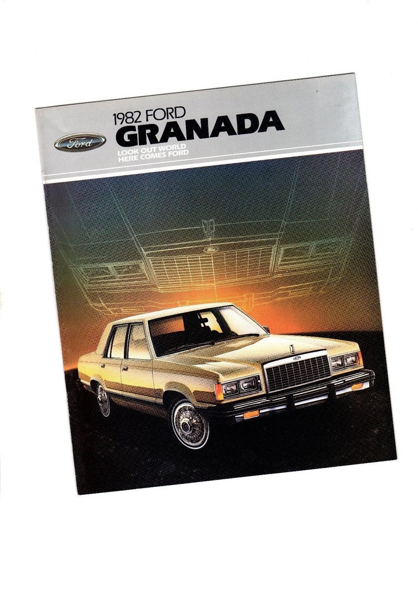 1982 Ford GRANADA Brochure/Flyer/Pamphlet with Specs: L,GL,GLX