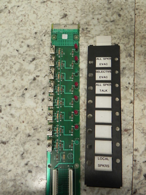 SIMPLEX 565-073 B 4697 8 LED/8 SWITCH BD