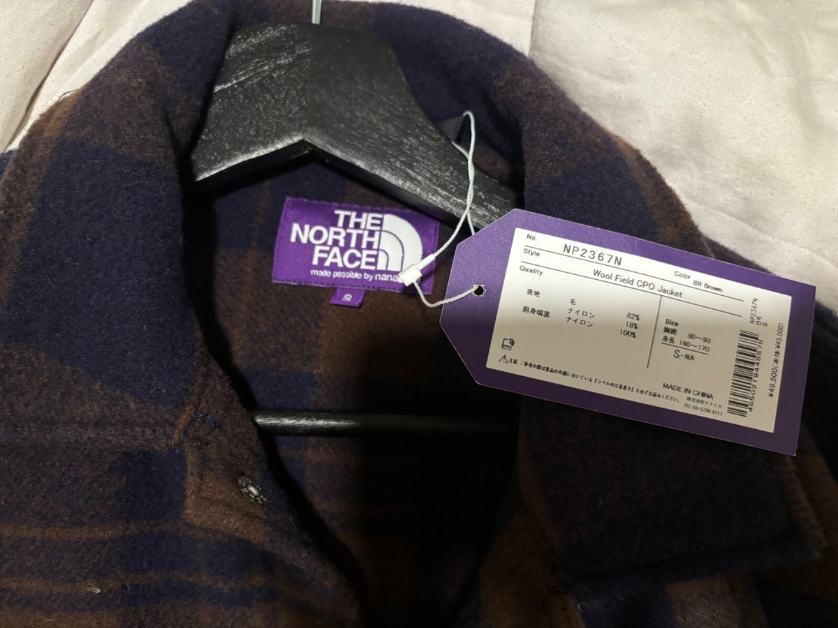 THE NORTH FACE PURPLE LABEL Wool Field CPO Check shirt THE NORTH FACE PURPLE LABEL Wool Field CPO Check shirt
