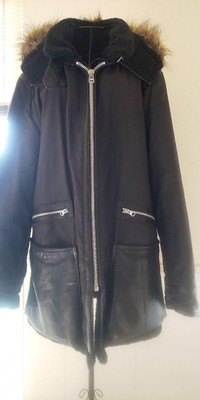 Avirex Jacket Lining Boa Leather Flight N-3B N-2B From Japan Used