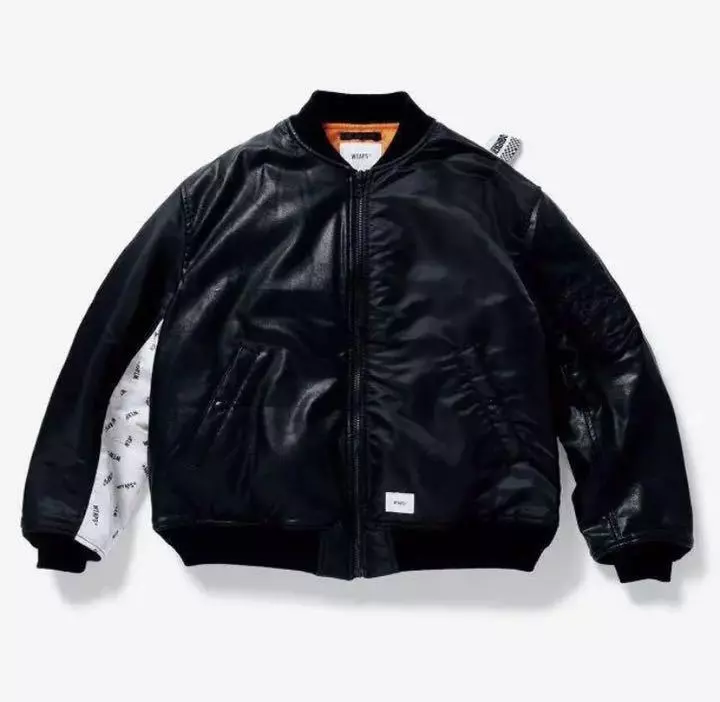 WTAPS x Neighborhood 25th Anniversary MA-1 Jacket Black Size-02 Used from  Japan