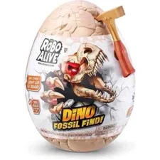 Robo Alive Dino Fossil Find-- Battery/Powered Surprise Mystery Egg NEW EASTER