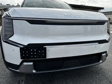 Front Bumper Mount Tow Hook License Plate Tag Bracket Kit For KIA EV9 2024 New