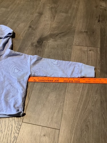 OshKosh B’Gosh Sweatshirt Shorts Set Youth Girls Size 7 Blue Lavender VGUC Heart - Picture 10 of 17