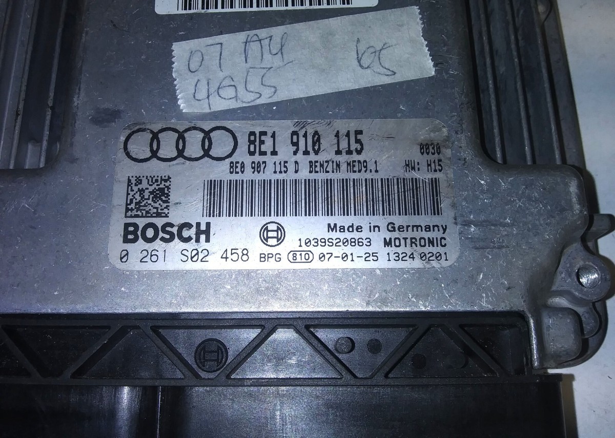 8E1 910 115 Audi A4 2007-2008 ecm ecu computer | eBay