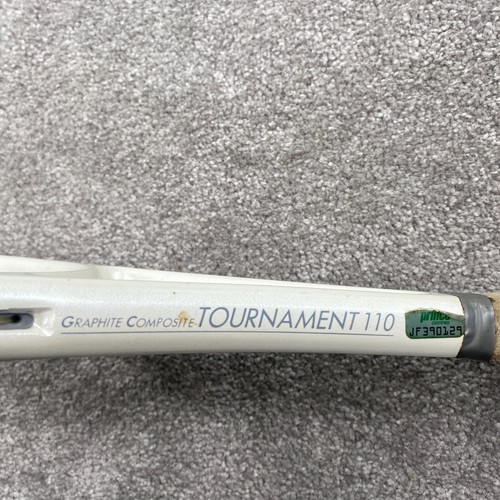 Vintage Prince Graphite Composite Tournament 110 Tennis Racquet 4 1/2” Grip - Picture 7 of 9