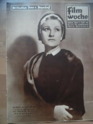FILMWOCHE 5/6 - 11.2. 1942 * Gisela Uhlen >Geheimakte W. B. 1 >7 Jahre Glück