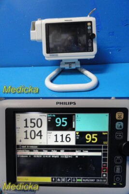 2014 Philips 863283 SureSigns VS4 Patient Monitor W/ Stand ~ 28701