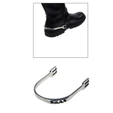 2Pcs Horse Spurs Equestrian Gear for Men Women Riding Stainless Steel Training
