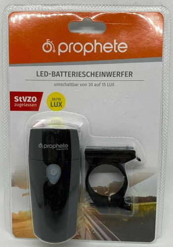 Prophete LED Batteriescheinwerfer 15/30 Lux umschaltbar StVZO zugelassen