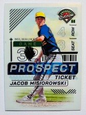2024 Panini Prospect Edition Baseball JACOB MISIOROWSKI Prospect Ticket