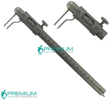 Dental Micro Boley Gauge Material Teeth Size Measuring Premium Instruments