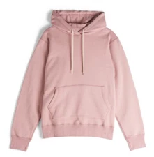 Brand New Naked & Famous Heavyweight Terrycloth Hoodie Blush XL