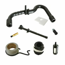 Oil Pump Oil Hose Worm Gear Filter Fuel Line for Stihl Ms180 Ms170 018 017 Prats