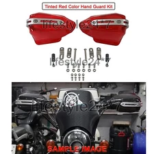 Royal Enfield "Tinted Red Color Hand Guard Kit" For Hunter 350