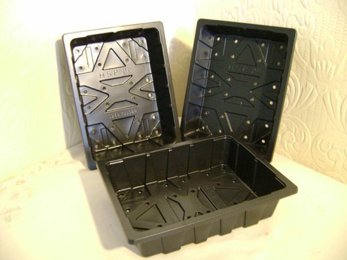 20 X HALF SIZE PLASTIC QUALITY SEED TRAYS with holes EXCELLENT VALUE - Picture 5 of 12