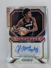Angel McCoughtry  2021 WNBA Panini Prizm Certified Autograph Auto MOJO 06/25!