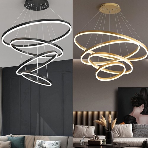 LED Chandelier Lighting Kitchen Pendant Light Large Shop Lamp Home Ceiling Light