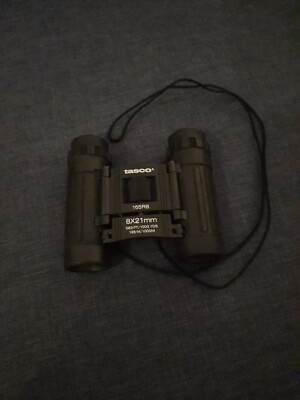 TASCO FERNGLAS 8x21 Ledertasche Putztuch Bedienungsanl.