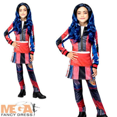 Disney Descendants Evie Mädchen Kostüm Kinderkostüm Buch Figur Outfit