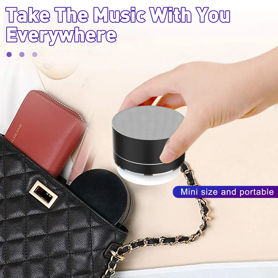 批量 便携式 蓝牙 扬声器 可充电 无线 立体声 低音 USB/TF/FM 模式 — 第 2/4 张图片