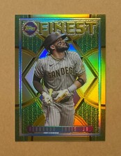2022 Topps Finest Flashbacks #144 Fernando Tatis Jr. Base Gold Refractor #10/50