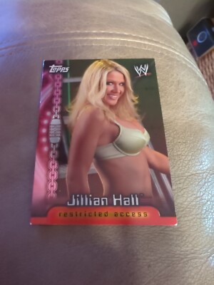 2006 Topps WWE Insider Restricted Access Divas  #D7 Jillian Hall Sp