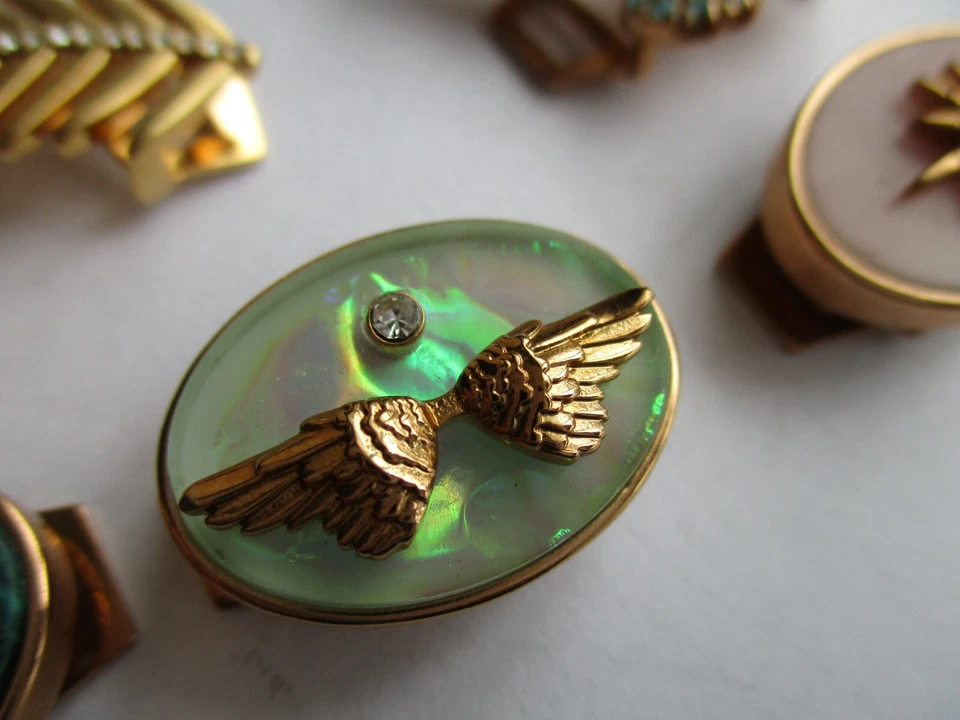 5 Keep Collective Bracelet Charms, Goldtone, Crystals, Precious Stones, Pearl - Image 3 of 4