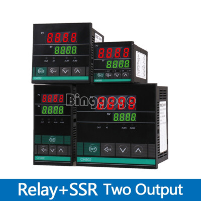 NEW Dual Output SSR and Relay LCD Digital PID Intelligent Temperature Controller
