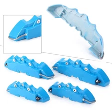 Universal Car Disc Brake Caliper Covers Kit Wheels Front Rear Accessories Blue